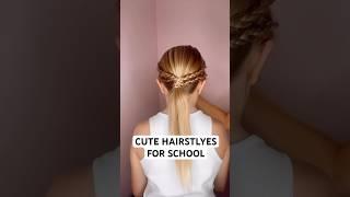 CUTE HAIRSTYLES FOR SCHOOL | Audrey and Victoria #hairstyle #hairtutorial