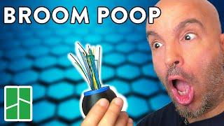 Making a Broom Out of Poop Lines to clean your printer | Bambu Lab P1P Project