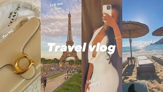 Travel vlog : First time in paris | life of a Nigerian girl | Aesthetic travel vlog #aestheticvlog