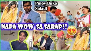 Byenan and Indian Relatives Tries Buko Salad  // Filipino Indian Vlog