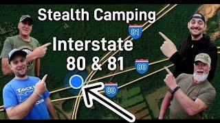 Stealth Camping At Interstate 80 and 81 | Four Youtube Stealth Campers Collab