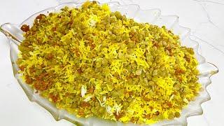 How to Make Persian Lentil Rice (عدس پلو) l Persian adas polo recipe