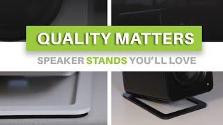 Top Speaker Stand to Improve Desktop Audio Quality | Kanto Solutions S2