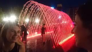 Armenia  Yerevan, 2800th Anniversary Park at night-2