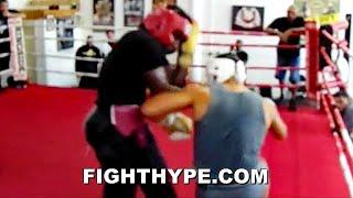 LEAKED! EDGAR BERLANGA DROPPED IN SPARRING BY ERICKSON LUBIN