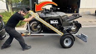 The Ultimate DIY Motorcycle Trailer: Load Your Bike Solo! 