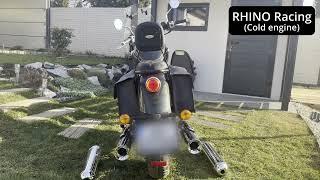 Royal Enfield SuperMeteor 650 - RHINO RACING Exhaust (HUGE DIFFERENCE!)