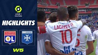 OLYMPIQUE LYONNAIS - AJ AUXERRE (2 - 1) - Highlights - (OL - AJA) / 2022-2023