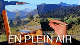 Painting En Plein Air - TOP TIPS for a successful scene!