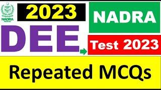 NADRA Data Entry Executive most repeated MCQs 2023