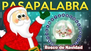 JUEGO DE PASAPALABRA FAMILIAR  ¡Rosco de Navidad!  PASAPALABRA PARA NIÑOS 