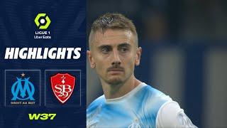 OLYMPIQUE DE MARSEILLE - STADE BRESTOIS 29 (1 - 2) - Highlights - (OM - SB29) / 2022-2023