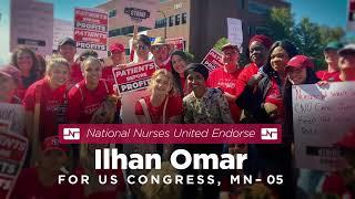 Nurses: Ilhan Omar for Congress, MN – 05 (15 seconds)