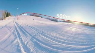 SKI SLOPE 360° Video