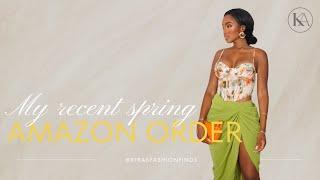 Recent Amazon Order pt 2 | Spring Pieces Try On Haul | Kira's Fashion Finds