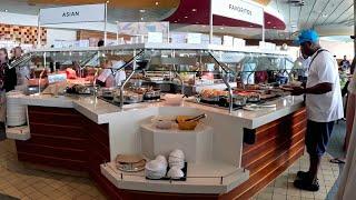 Royal Caribbean Buffet Breakfast Food at Windjammer Marketplace