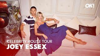 Joey Essex OK! house tour - Living room, kitchen and huge garden