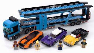 LEGO City Car Transporter 60408 fan review! Excellence in design, could even be smaller?