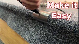 Carpet upholstery work made easy￼