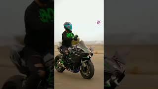 kawasaki ninja h2r rider shorts video# top speed kawishaki h2r #rider #shorts# video# #youtubeshort#