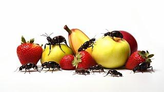 Ants vs Fruits  Which fruit would they like more?  Time Lapse