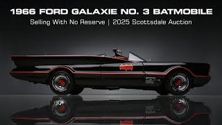 FIRST LOOK - 1966 Ford Galaxie No. 3 Batmobile - BARRETT-JACKSON 2025 SCOTTSDALE AUCTION