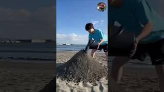 Sand castle funny life hacks  @saito09 #shortvideo #facts #lifehacks #hack #funny #viralshorts