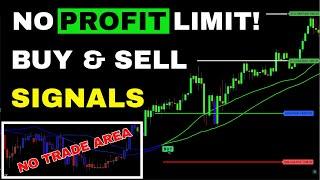 NO PROFIT LIMIT! Best "BUY & SELL" Signals Indicator On Tradingview