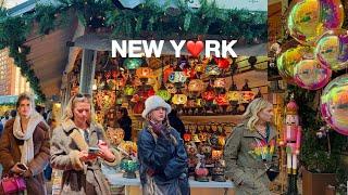 [4K]NYC Christmas Walk Union Square Holiday MarketSERRA at Eataly & Salswee  | Nov 2024