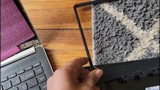 HP laptop LCD screen replaced DIY