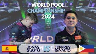 LAST 64 • JONAS SUOTO VS JEFFREY IGNACIO • WORLD POOL CHAMPIONSHIP 2024