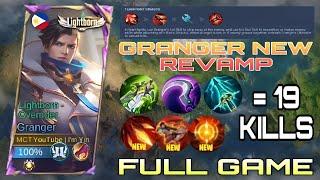 Granger!! New Revamp 2024-Granger LightBorn Skin Best Build & Emblem 2024- Mobile Legends