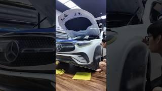 前保險桿施工 消光犀牛皮#車體包膜 #carwrap #wrapping #消光犀牛皮 #glc300 #glc #4matic