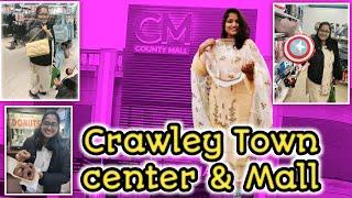 Town center & County Mall in Crawley || UK Vlogs || It's మీ Bhavana ||