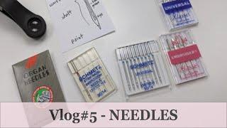 Embroidery Machine Needle Comparison Up Close - magnified needles, sizes, brands, metallics and more