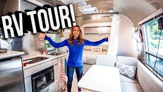 RV TOUR | UPGRADED 2020 Airstream 22fb Bambi - full time RV life