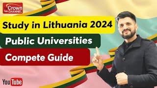 Study In Lithuania - Full Process, Requirements, Eligibility & Universities | Lithuania Student VISA