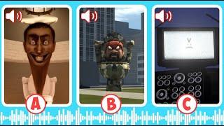 GUESS SKIBIDI VOICE | Skibidi Toilet's Quiz, Season 1