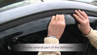 FARAD wind deflectors on Renault Megane