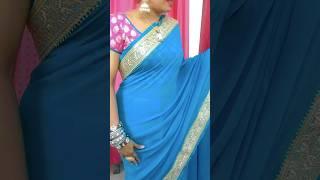 Party Wear Frill Lace Saree #sareefashion #saree #sareelove #shorts #youtubeshorts #viral #trending