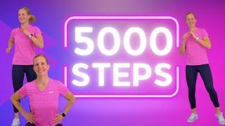 5000 STEPS FAST WALKING WORKOUT to Lose Weight, Burn Fat and Have Fun