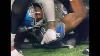 Rigged NFL Craig Reynolds Fumble? Body Clearly Down Las Vegas Vs Detroit Lions Highlights