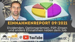 Einnahmenreport 9/2021 : Zweitbester Dividendenmonat  & 100.000 € Nebeneinnahmen geknackt !