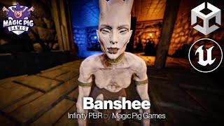 Banshee • Infinity PBR • Unity/Unreal Fantasy RPG Game Dev