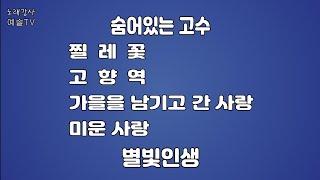 #노래강사예솔TV #별빛인생 #찔레꽃 #고향역 #가을을남기고간사랑 #미운사랑디스코 #전화노래방