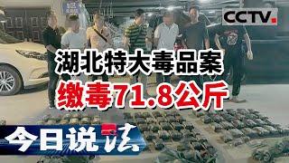 《今日说法》现场堪比警匪片 湖北警方破获特大毒品案 缴毒71.8公斤！20220703 | CCTV今日说法频道