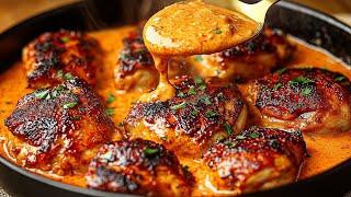 The Most Delicious Hungarian Chicken Recipe! Ready in 30 minutes!  4 Easy and Delicious Recipes