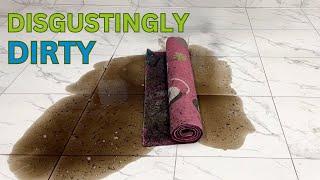 It's NOT all 'Butterflies & Rainbows'... until the END! | Satisfying ASMR Cleaning #rugcleaning