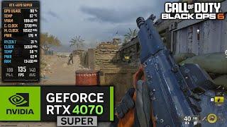 RTX 4070 SUPER on Call of Duty Black Ops 6 | 1080p, 1440p DLSS (Beta)