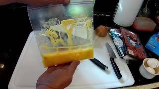 In the Kitchen with Sarge, Eggs in a bag.